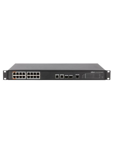 SWITCH POE X-SECURITY - 16 PUERTOS POE + 2 GIGABIT COMBO PORT - VELOCIDAD 10/100 MBPS - 90W PUERTO 1 Y 2 / 30W PUERTO 3-16 / MÁX