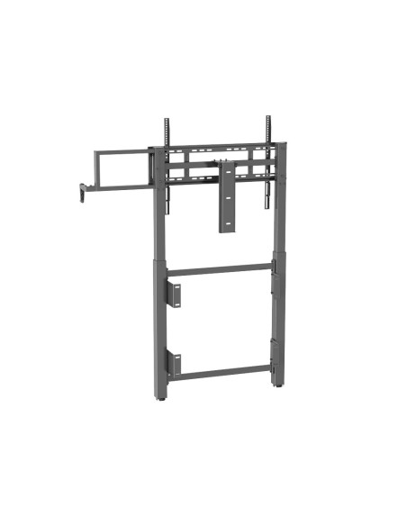 SUPPORT AU SOL ET MURAL AVEC MANIVELLE - POIDS SUPPORTÉ 80 KG - VESA 900X600 MM - HAUTEUR RÉGLABLE