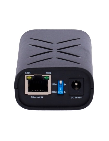INYECTOR POE DUAL - ENTRADA RJ45 10/100/1000 MBPS - POTENCIA TOTAL 60 W - DISTANCIA MÁXIMA 100 M - POE/POE+ IEEE802.3AF/AT - EST