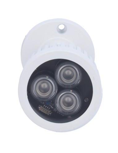 FOCO INFRARROJO DE ALCANCE 50M - ILUMINACIÓN POR LEDS - 60° DE APERTURA - 3 LEDS Ø10 - INCLUYE CÉLULA DE FOTOCONTROL - 100 X 95