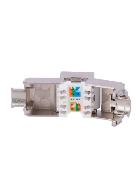 CONECTOR DE CABO FTP - CONECTOR SAÍDA RJ45 - COMPATÍVEL COM FTP CATEGORIA 6A. - FÁCIL INSTALAÇÃO SEM FERRAMENTAS