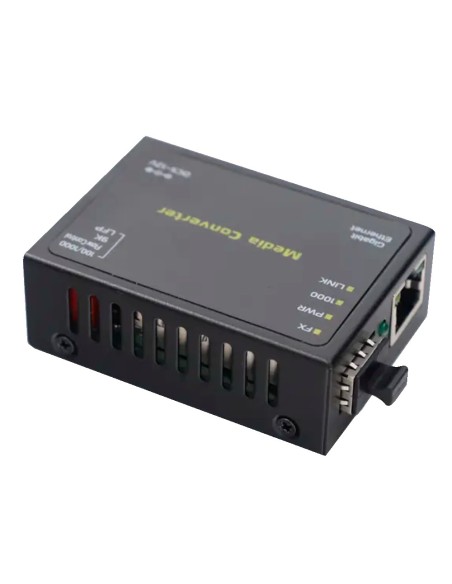 CONVERSOR DE MEDIOS - 1X ETHERNET RJ45 - 1X SFP - GIGABIT - 10/100/1000 BASE-TX - TAMAÑO ULTRA COMPACTO