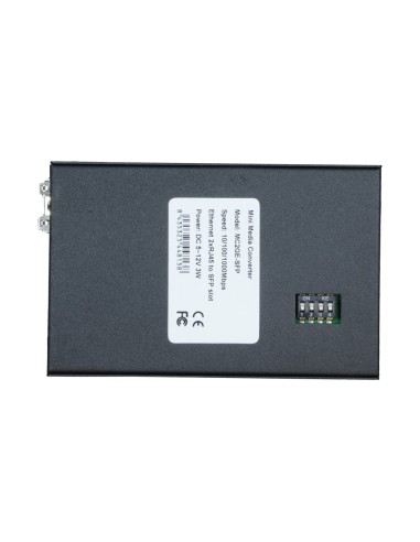 CONVERSOR DE MEDIOS - 2X ETHERNET RJ45 - 1X SFP - GIGABIT - 10/100/1000 BASE-TX - TAMAÑO REDUCIDO