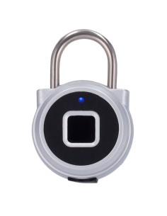 CANDADO INTELIGENTE BLUETOOTH - APERTURA MEDIANTE HUELLA Y APP - CAPACIDAD 15 HUELLAS - DIÁMETRO DE LA VIGA DE 4 MM - BATERÍA IN 2