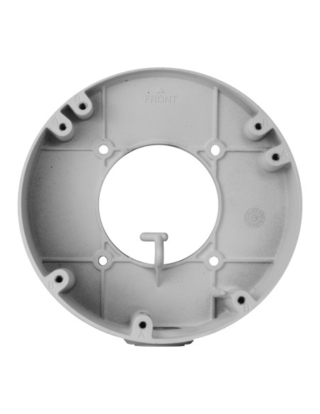 CAJA DE CONEXIONES INCLINADA - PARA CÁMARAS DOMOS - ÁNGULO DE INCLINACIÓN 20º - INSTALACIÓN EN TECHO O PARED - PASADOR DE CABLES