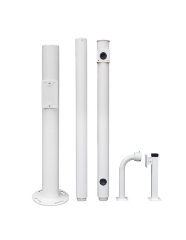 BÁCULO PARA CCTV - 4.5 METROS DE ALTURA - FABRICADO EN ACERO GALVANIZADO - 3 PIEZAS DE 1,5 METROS QUE CONSTITUYEN EL POSTE - SOP