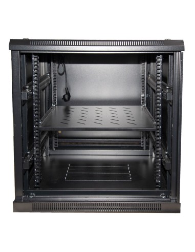 ARMARIO RACK PARA SUELO - HASTA 12U RACK DE 19&QUOT;(600*800) - HASTA 800 KG DE CARGA - CON VENTILACIÓN Y PASACABLES - 4 VENTILA