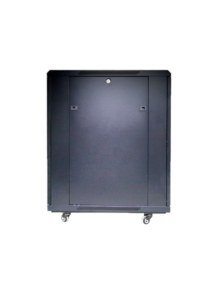 ARMARIO RACK PARA SUELO - HASTA 18U RACK DE 19&QUOT;(600*800) - HASTA 800 KG DE CARGA - CON VENTILACIÓN Y PASACABLES - 4 VENTILA