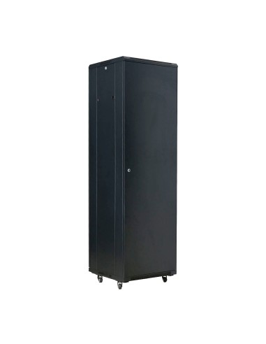 ARMARIO RACK PARA SUELO - HASTA 42U RACK DE 19&QUOT; (600*600) - HASTA 800 KG DE CARGA - CON VENTILACIÓN Y PASACABLES - 2 VENTIL
