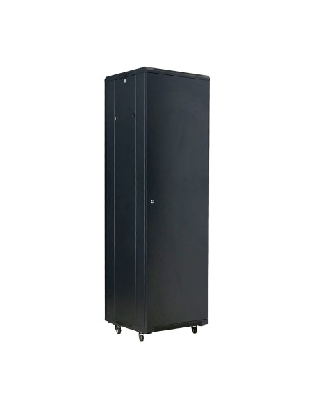 ARMARIO RACK PARA SUELO - HASTA 42U RACK DE 19&QUOT; (600*600) - HASTA 800 KG DE CARGA - CON VENTILACIÓN Y PASACABLES - 2 VENTIL