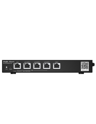 REYEE ROUTER POE CONTROLADOR CLOUD - 4 PUERTOS POE+ LAN + 1 PUERTO WAN - 5 PUERTOS RJ45 10/100 /1000 MBPS - ADMITE HASTA 4 WAN P