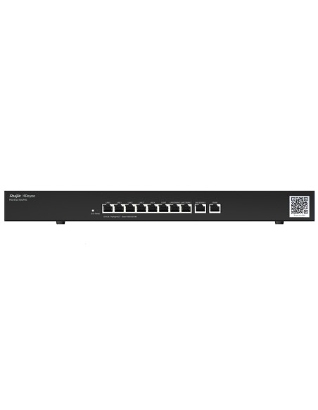 REYEE ROUTER CONTROLADOR CLOUD - 9 PUERTOS  LAN + 1 PUERTO WAN - 10 PUERTOS RJ45 10/100 /1000 MBPS - ADMITE HASTA 4 WAN PARA FAI
