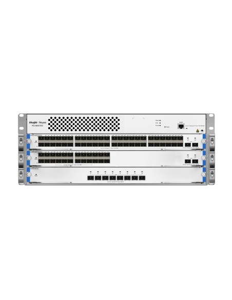 REYEE SWITCH MODULAR DE CHASIS L3 - 3 SLOT DE EXPANSIÓN (TAMAÑO TOTAL DE 4U) - HASTA 144 PUERTOS GE / 144 SFP GE / 48 SFP+ - STA