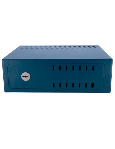 CAJA FUERTE PARA DVR - ESPECÍFICO PARA CCTV - PARA DVR DE 1U RACK - CERRADURA MECÁNICA - CON VENTILACIÓN Y PASACABLES - CALIDAD