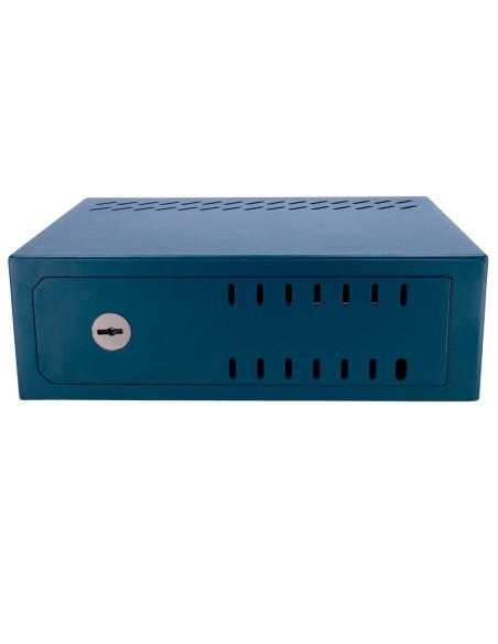 CAJA FUERTE PARA DVR - ESPECÍFICO PARA CCTV - PARA DVR DE 1U RACK - CERRADURA MECÁNICA - CON VENTILACIÓN Y PASACABLES - CALIDAD