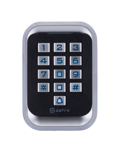 CONTROL DE ACCESO AUTÓNOMO - ACCESO POR TARJETA EM Y PIN - SALIDA DE RELÉ, PULSADOR Y TIMBRE - WIEGAND 26 - CONTROL DE TIEMPOS -