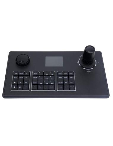TECLADO IP SAFIRE SMART - DOBLE INTERFAZ: DIRECTO O RED - PANTALLA LCD TFT | JOYSTICK 4 AXIS - RED POR IP CON CONECTOR RJ45 - CO