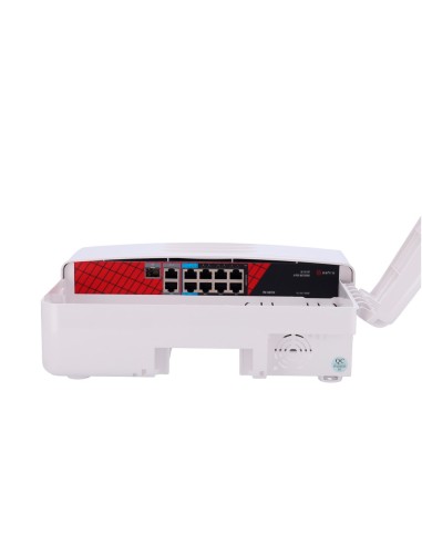 SWITCH POE EXTERIOR - 6 RJ45 POE+ 2 RJ45 HI-POE 2 RJ45 UPLINK 1 SFP - 6 X 10/100 MBPS  4 X GIGABIT  1 X SFP  - HASTA 120 W EN TO