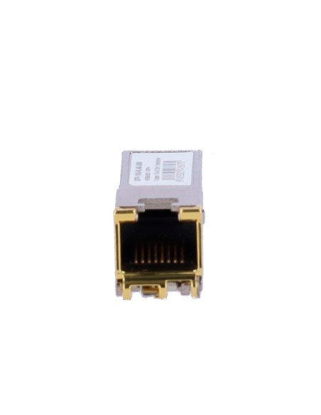 MÓDULO TRANSCEPTOR SFP+ - PUERTO COBRE CON CONECTOR RJ45 - VELOCIDADES SOPORTADAS 10/5/2,5/1GBPS - HASTA 30M DE DISTANCIA A 10GB