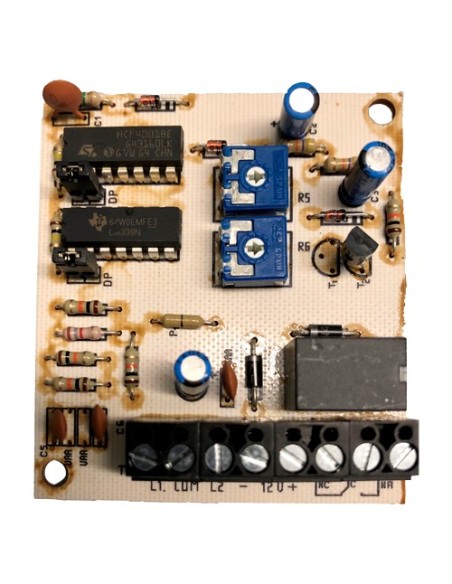 PLACA PARA ANÁLISIS ELECTRÓNICO FDP - PARA DETECTORES DE IMPACTO IB5 - 2 ENTRADAS (SENSIBILIDAD AJUSTABLE E INDEPENDIENTE) - 1 S