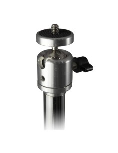 SUPPORT POUR CAMÉRA - EXTENSIBLE 99~135 CM - ROTULE ROTATION 360º - SECTION PASSE-CÂBLE - BASE CIRCULAIRE 2