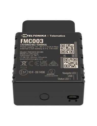 PLUG &AMP; PLAY TRACKER FOR VEHICLES - OBD CONNECTION - FAST AND ACCESSIBLE INSTALLATION - 4G, 2G AND BLE FOR TK-EYE - MICRO-SI