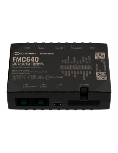 PROFESSIONAL VEHICLE TRACKER - INTERNAL WIRING CONNECTION - INSTALLATION CONCEALED UNDER DASHBOARD - 4G, 3G, 2G AND BLE FOR TK-