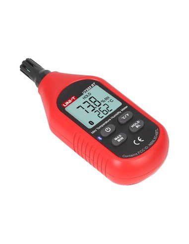 MEDIDOR DE CONDICIONES AMBIENTALES - MEDICIÓN DE TEMPERATURA Y HUMEDAD - DISEÑO LIGERO Y ECONÓMICO CON INTERFAZ INTUITIVA - APAG