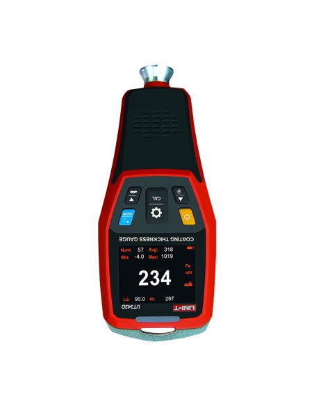 MEDIDOR DE ESPESOR DE REVESTIMIENTO - APTO PARA MATERIALES FERROSOS Y NO FERROSOS - MEDICIÓN CONTINUA Y PUNTUAL - ALMACENAMIENTO