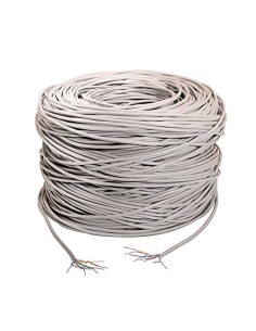 CABLE UTP SAFIRE - CATEGORÍA 5E - ROLLO DE 305 METROS - CONDUCTOR OFC, PUREZA 99.9% COBRE - DIÁMETRO 5.5 MM - CUBIERTA COLOR GRI 2