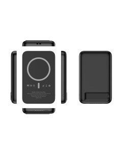 VEGER WIRELESS MAGNETIC POWER BANK - CAPACITY 5000MAH - USB-C, LIGHTNING INPUTS - OUTPUTS USB-C, WIRELESS  - CHARGING 2 DEVICES 2