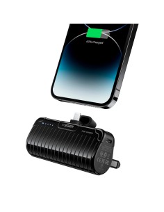 VEGER MINI POWER BANK WITH LEDS FOR CHARGING - CAPACITY 5000MAH - USB-C INPUT - OUTPUT LIGHTNING CONNECTOR - LOAD 1 DEVICE - FA 2