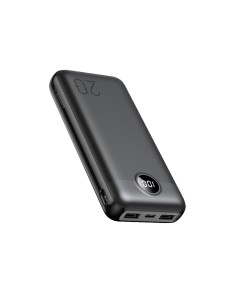 VEGER POWER BANK WITH LCD DISPLAY - CAPACITY 20000MAH - USB-C, MICRO USB INPUTS - 2X USB-A OUTPUTS - LOADS 2 DEVICES AT A TIME  2