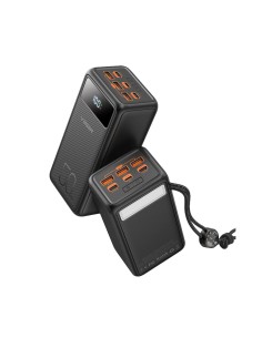 VEGER POWER BANK WITH LCD DISPLAY - CAPACITY 50000MAH - USB-C, MICRO USB, LIGHTNING INPUTS - USB-C, 3X USB-A OUTPUTS - LOADS 4  2