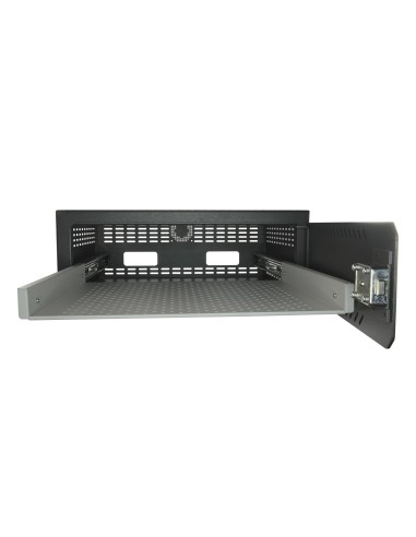 CAJA FUERTE PARA DVR - ESPECÍFICO PARA CCTV | PARA RACK DE 19&QUOT; - PARA DVR DE 1U RACK - CERRADURA MECÁNICA - CON VENTILACIÓN