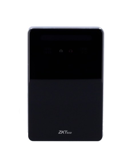 LECTOR DE ACCESO - ACCESO POR FACIAL Y TARJETA MF - INDICADOR LED Y ACÚSTICO - WIEGAND 26/34 - COMPATIBLE CON ZK-INBIO PRO - APT