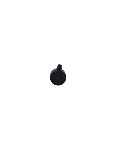 JUNCTION BOX - FOR BULLET AND DOME CAMERAS - SUITABLE FOR OUTDOOR USE - WALL OR CEILING INSTALLATION - CABLE PASS - COLOR BLACK
