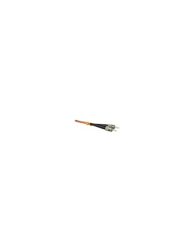 CABLE DE FIBRA - DÚPLEX - MULTIMODO - CONECTOR SC A ST - 5 METROS - COLOR NARANJA
