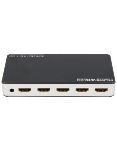 CONMUTADOR HDMI SWITCH 4E:1S, CON MANDO