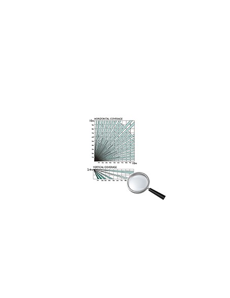 DETECTOR PIR ANTIMASCOTAS - APTO PARA USO EN INTERIOR - 1 SENSOR INFRARROJOS DUAL - CABLEADO - RANGO DE DETECCIÓN 10 M - CERTIFI