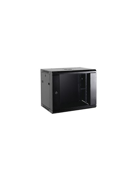 ARMARIO RACK PARA PARED - HASTA 4U RACK DE 19&QUOT; - HASTA 60 KG DE CARGA - CON VENTILACIÓN Y PASACABLES - VENTILADOR INCLUIDO
