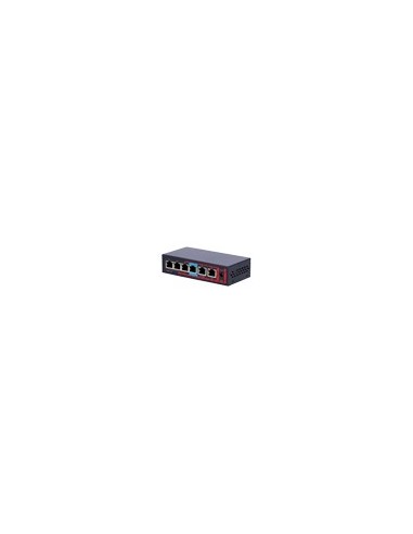 SAFIRE INDOOR HI-POE EXTENDER SWITCH - AMPLÍA ALCANCE ALIMENTACIÓN POE - 4 PUERTOS POE + 2 UPLINK RJ45 - IEEE 802.3 AF/AT/BT - P