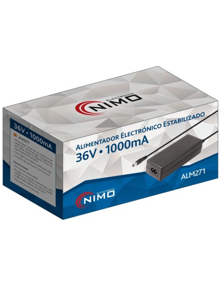 ALIMENTADOR ELECTRONICO UNIVERSAL 36VCC/1,0A ALM271