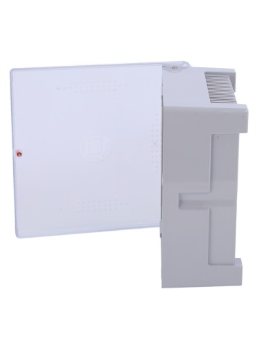 ALIMENTADOR PARA CONTROL DE ACCESO - CONFIGURABLE NO/NC - SALIDA DC 12.5-13.8V / 5A - CAJA DE PLÁSTICO - APTO PARA BATERÍA AUXIL