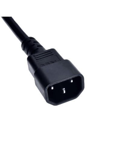 CABLE DE ALIMENTACION - PARA CPU - CONECTOR C13 A  C14 - 250VAC / 10A - 200CM DE LARGO
