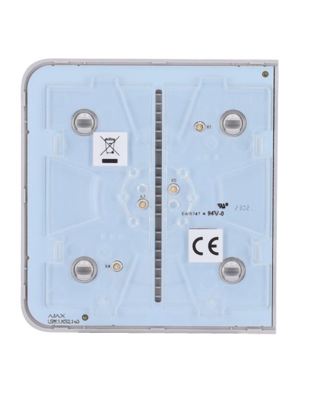 PANEL TÁCTIL PARA UN INTERRUPTOR DE LUZ - COMPATIBLE CON AJ-LIGHTCORE-1G / -2W - RETROILUMINACIÓN LED - PANEL TÁCTIL LATERAL SIN