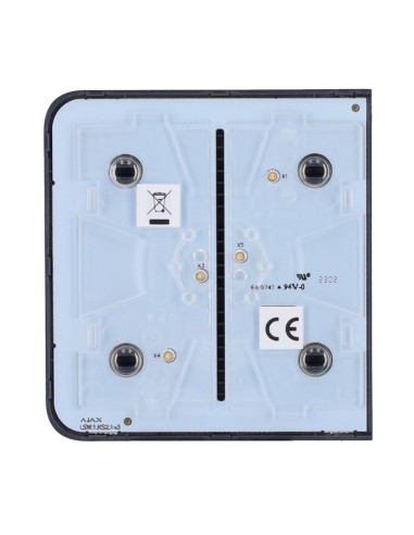 PANEL TÁCTIL PARA UN INTERRUPTOR DE LUZ - COMPATIBLE CON AJ-LIGHTCORE-1G / -2W - RETROILUMINACIÓN LED - PANEL TÁCTIL LATERAL SIN