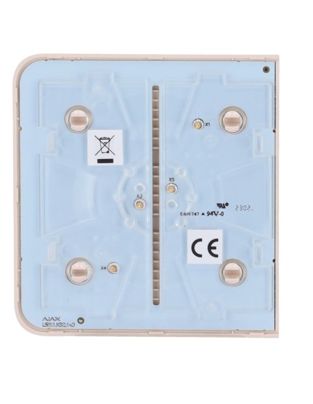 PANEL TÁCTIL PARA UN INTERRUPTOR DE LUZ - COMPATIBLE CON AJ-LIGHTCORE-1G / -2W - RETROILUMINACIÓN LED - PANEL TÁCTIL LATERAL SIN