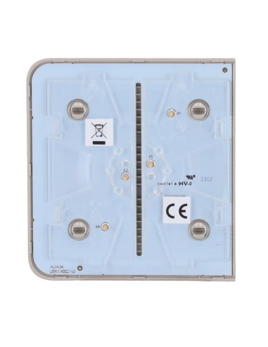 PANEL TÁCTIL PARA UN INTERRUPTOR DE LUZ - COMPATIBLE CON AJ-LIGHTCORE-1G / -2W - RETROILUMINACIÓN LED - PANEL TÁCTIL LATERAL SIN
