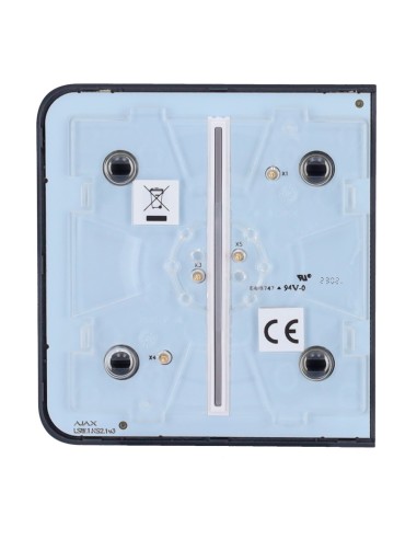 PANEL TÁCTIL PARA INTERRUPTOR DE LUZ DOBLE - COMPATIBLE CON AJ-LIGHTCORE-2G - RETROILUMINACIÓN LED - PANEL TÁCTIL LATERAL SIN CO